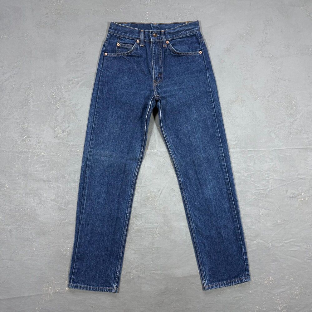 Vintage 1990s Levi's 505 Orange Tab Denim Jeans Fit 26 x 29